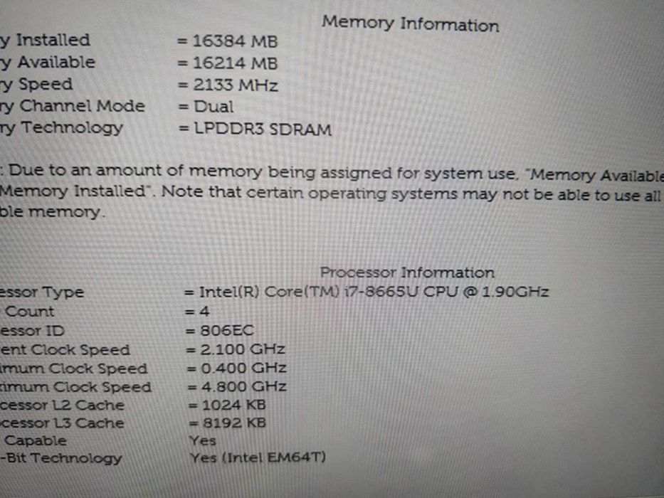 Планшет Dell Latitude 7200 i7-8665*16gb