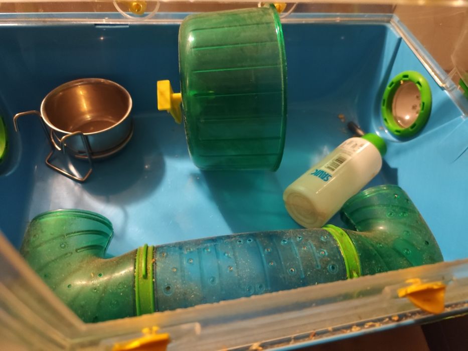 Gaiola para hamster com acessórios