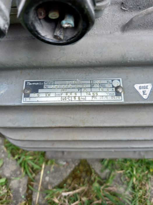 Silnik firmy Tamel 7.5 kW