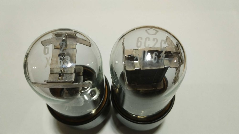 Лампа триод 6С2С, НЭВЗ ,  50-60 е  и др