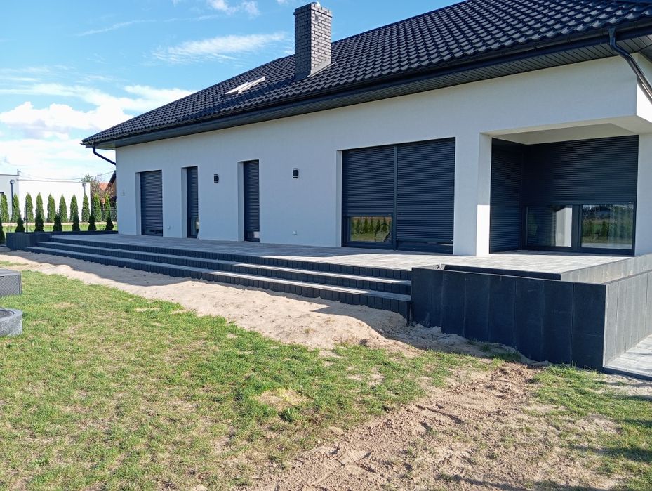 Układanie kostki brukowej , montaż ogrodzeń