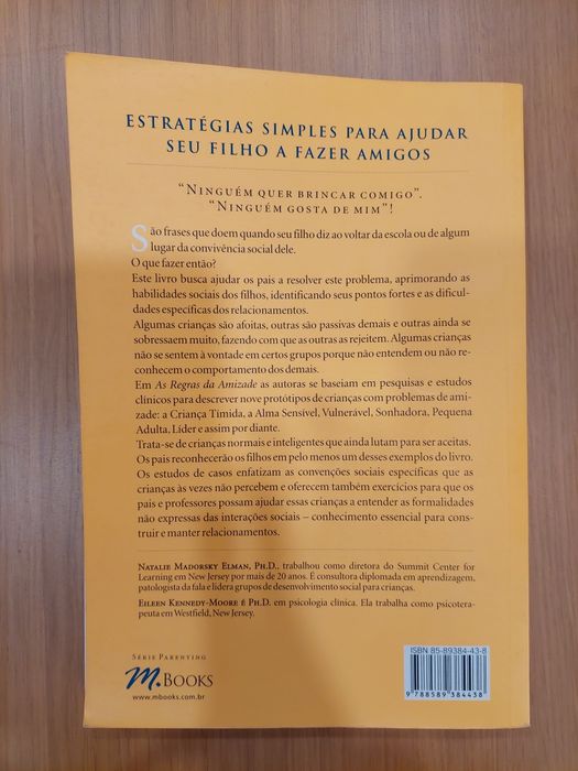 PORTES GRÁTIS | Livro "As Regras da Amizade" | Natalie Elman | Psicolo