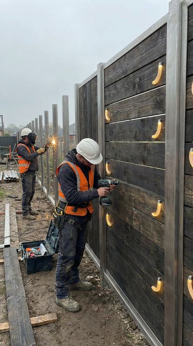 Будівельні роботи під ключ: фундамент, дах, плитка, електрика бруківка