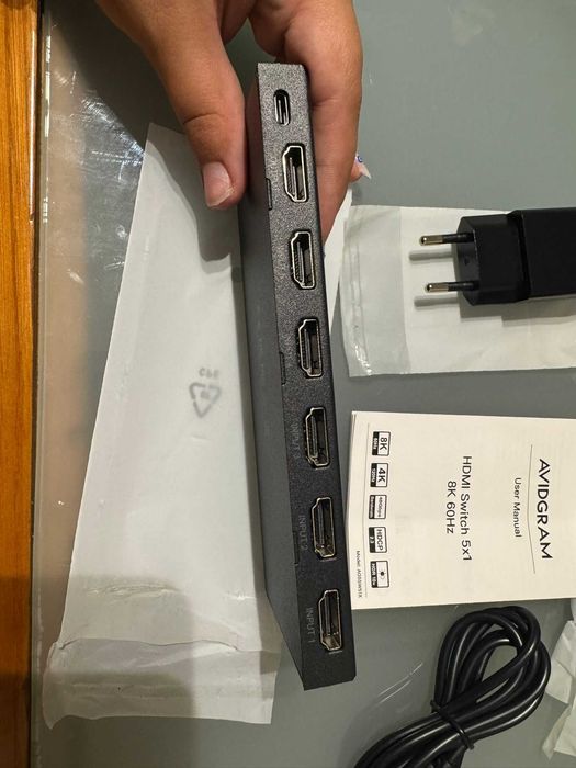 AVIDGRAM AG5SW51X HDMI 2.1 Switch 5x1 8K 60Hz