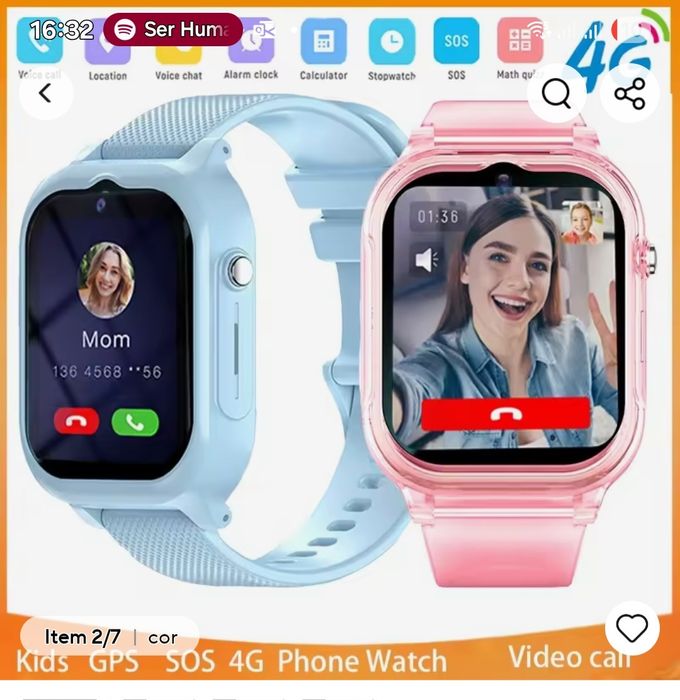 Smartwatch infantil 4G