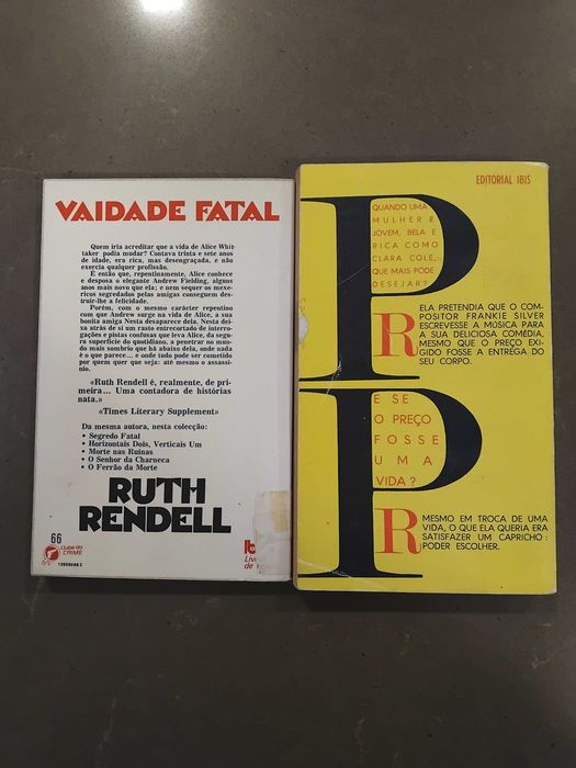 2 livros de Aventura e Crime