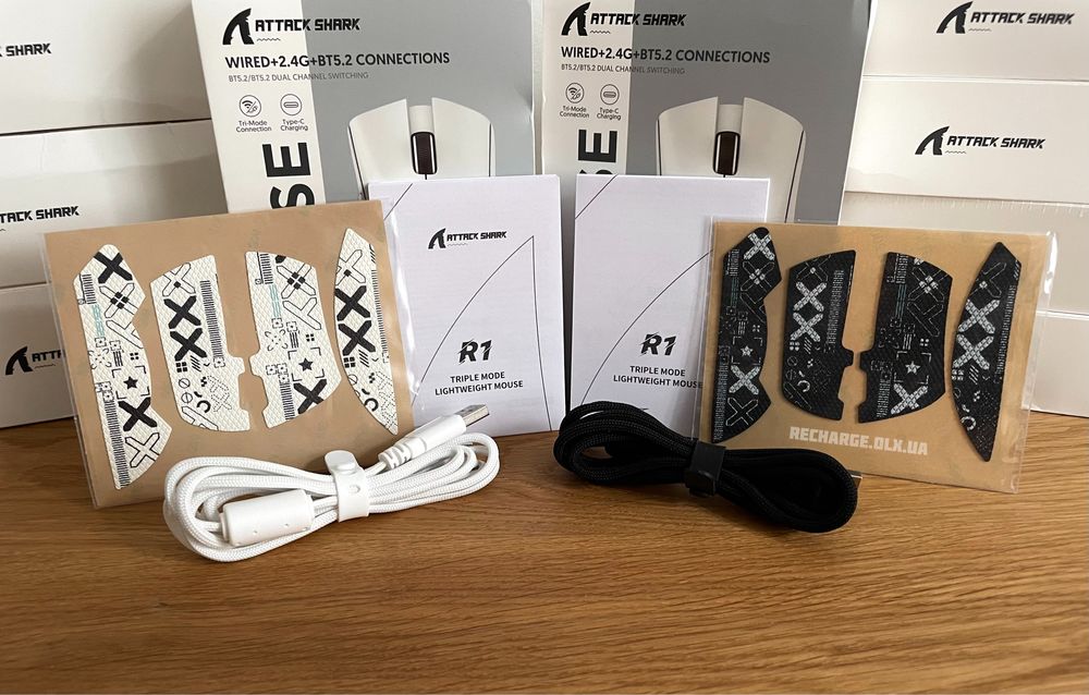 НОВІ Attack Shark R1 18000 DPI Wireless | ІГРОВА БЕЗДРОТОВА Мишка
