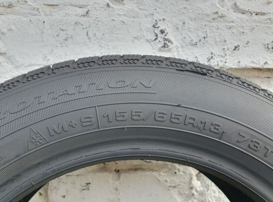 Opony zimowe 2szt. 155/65/13 DĘBICA 2021 rok! 7 mm!! MONTAŻ!!!