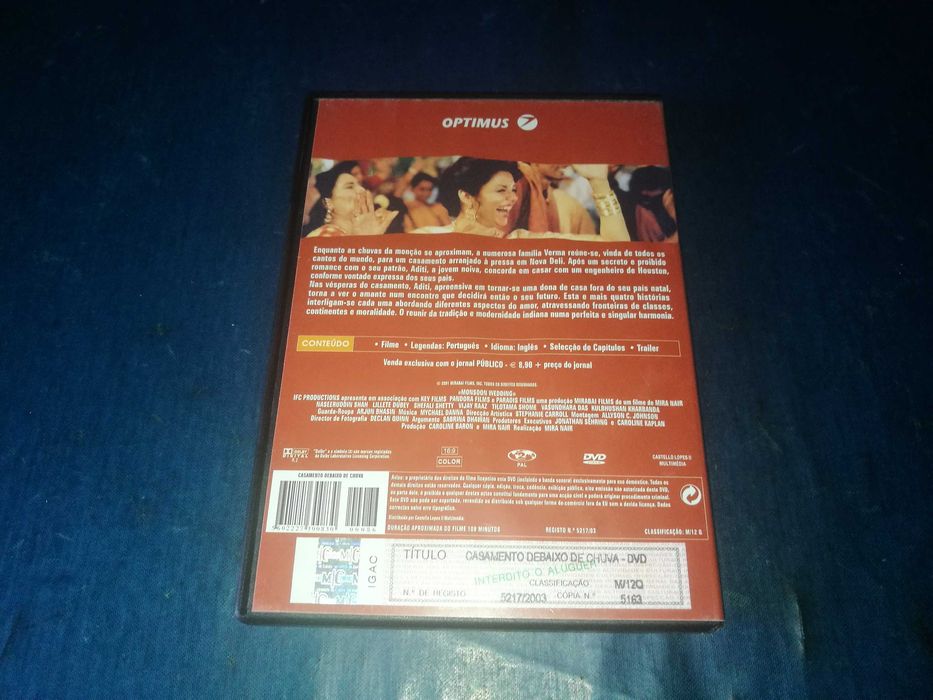 CASAMENTO DEBAIXO DE CHUVA DVD (legendagem em Português)