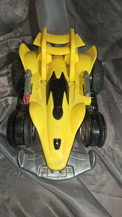 Машинка большая раритетная на радиоуправлении , бетмобиль 25см