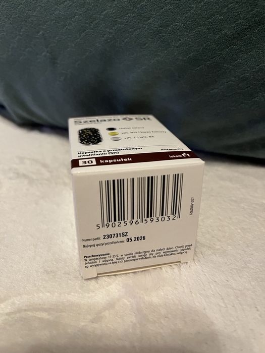 Szelazo żelazo w tabletkach 30 sztuk