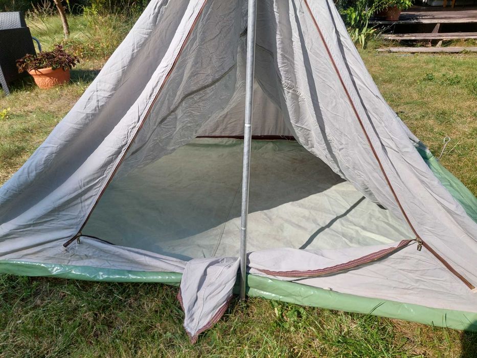 Namiot kolekcjonerski z czasów PRL Halicz Spółdzielnia Żagiel Gdynia