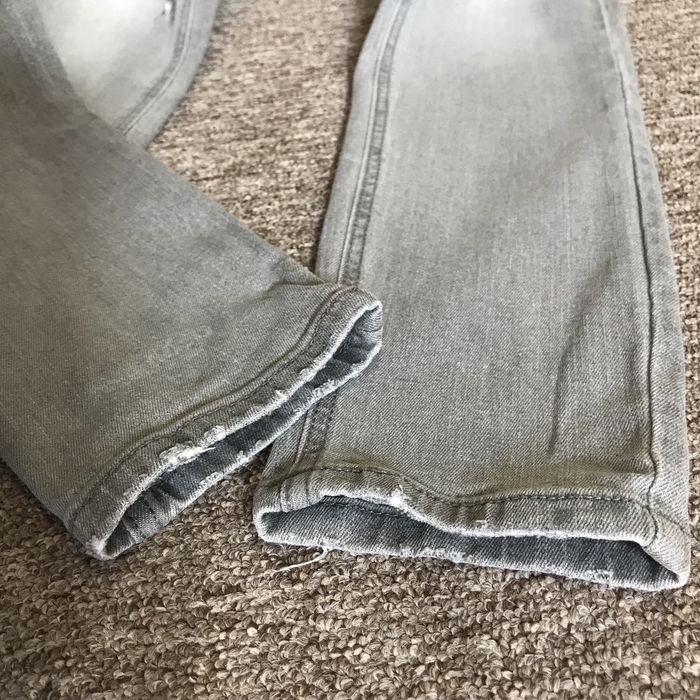 Сірі джинси скіні з високою посадкою calliope, джинсы с завышенной