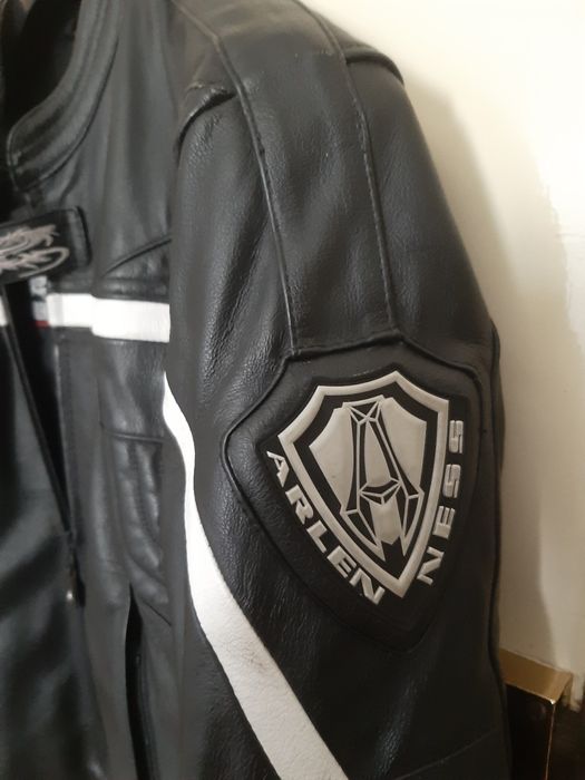 Casaco motard Arlen Ness em pele