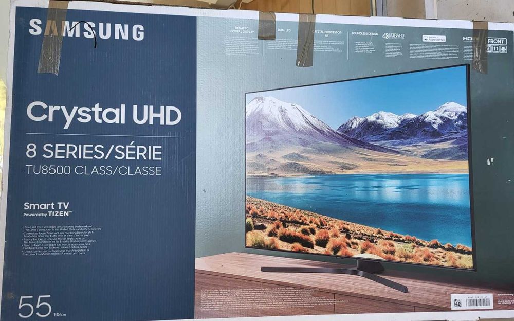 TV Samsung Crystal  UHD  55 TU8500 + JBL Bar