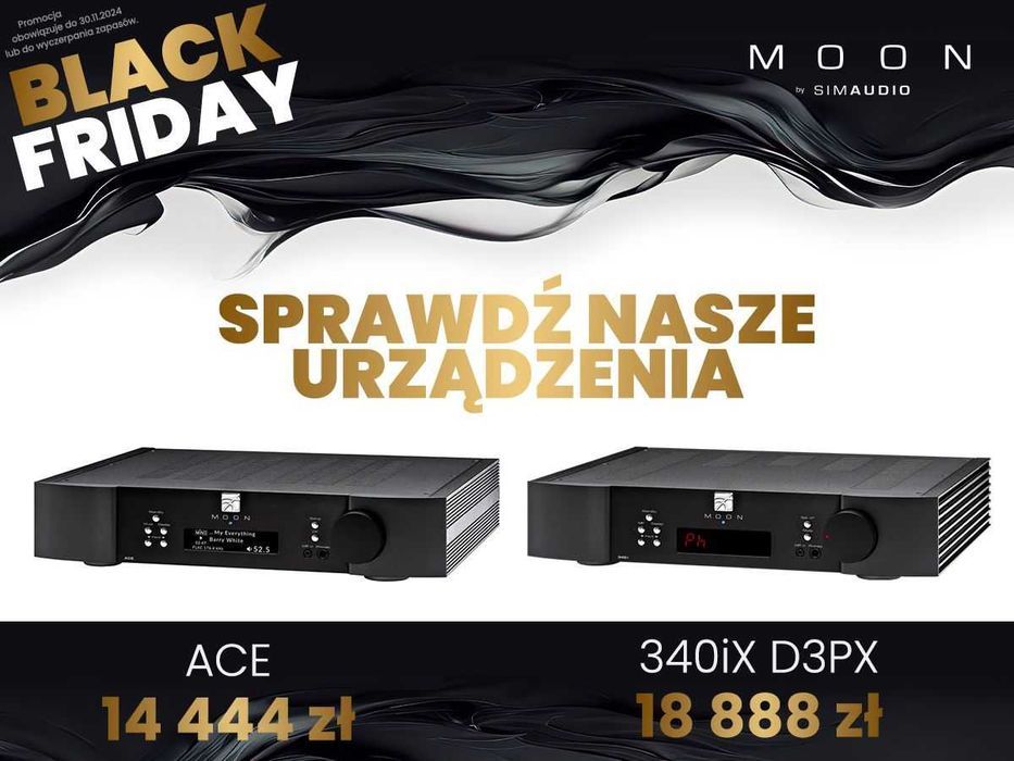 Moon 340i D3PX - wzmacniacz | Black Friday | Salon Warszawa