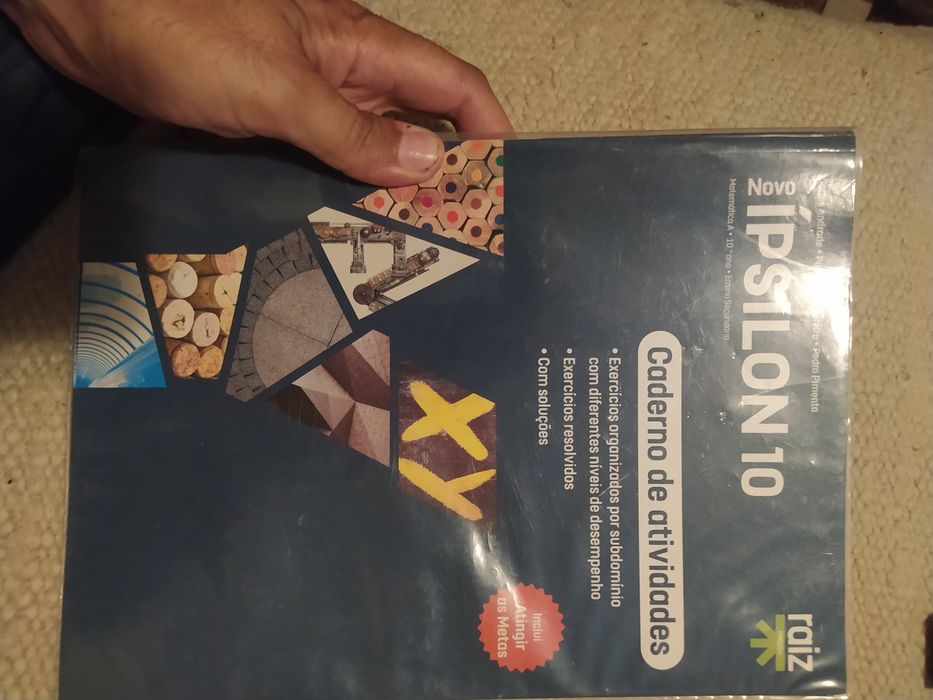Novo ípsilon 10° ano matemática A manual - portes envio incluídos no preço