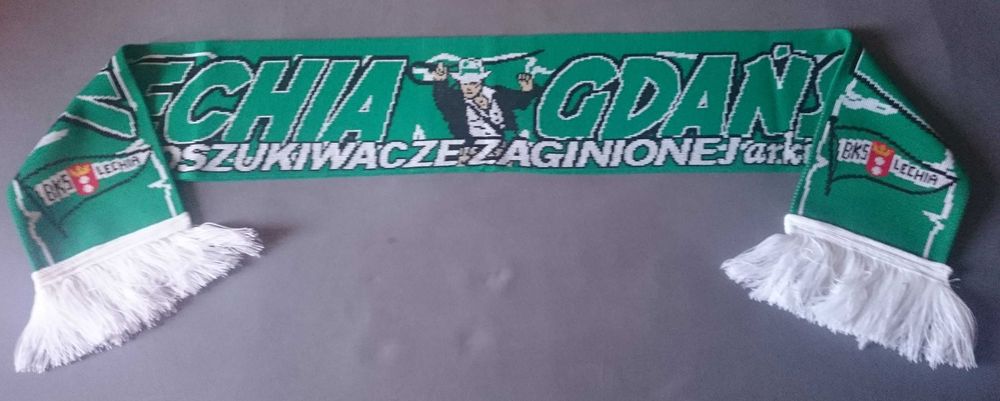 LECHIA GDAŃSK !! Poszukiwacze zaginionej Arki !! Szalik szal sportowy