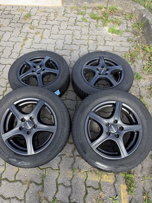 Колеса диски чорні 16 5 112 R16 205 60 зима Volkswagen Golf Passat Jetta Touran Skoda Octavia A8 Superb Yeti Audi A3 A4 Seat Leon Шкода ауді гольф