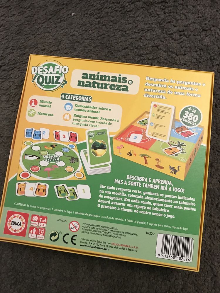 Jogo, Quiz dos Animais