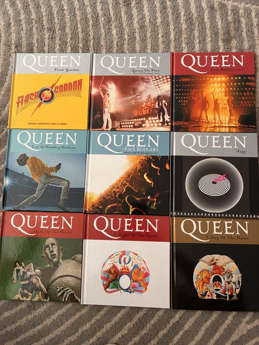 Coleçao Livros + CDs Queen completa