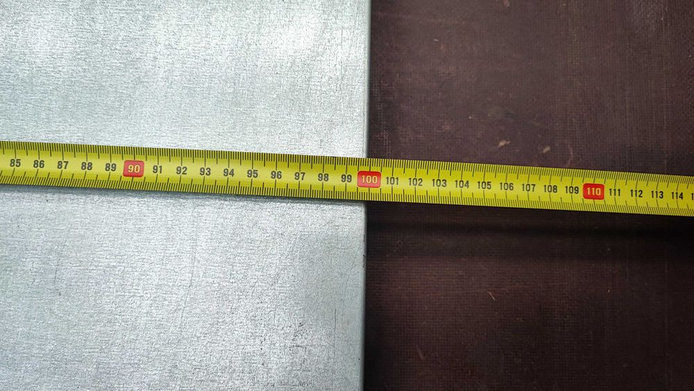 Półka 100cm / 50cm półki pełna ocynk blacha 100/50