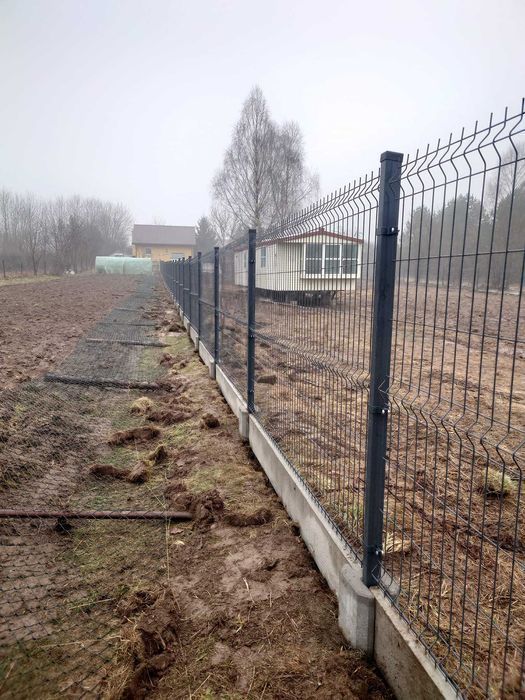 ogrodzenia ogrodzenie panelowe panele słupki brama furtka płot palety