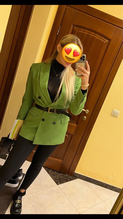 Костюм Zara жіночий, с розмір, зелений