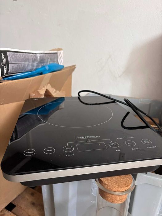 Placas vitrocerâmicas Proficook nunca usadas 2000 Watts