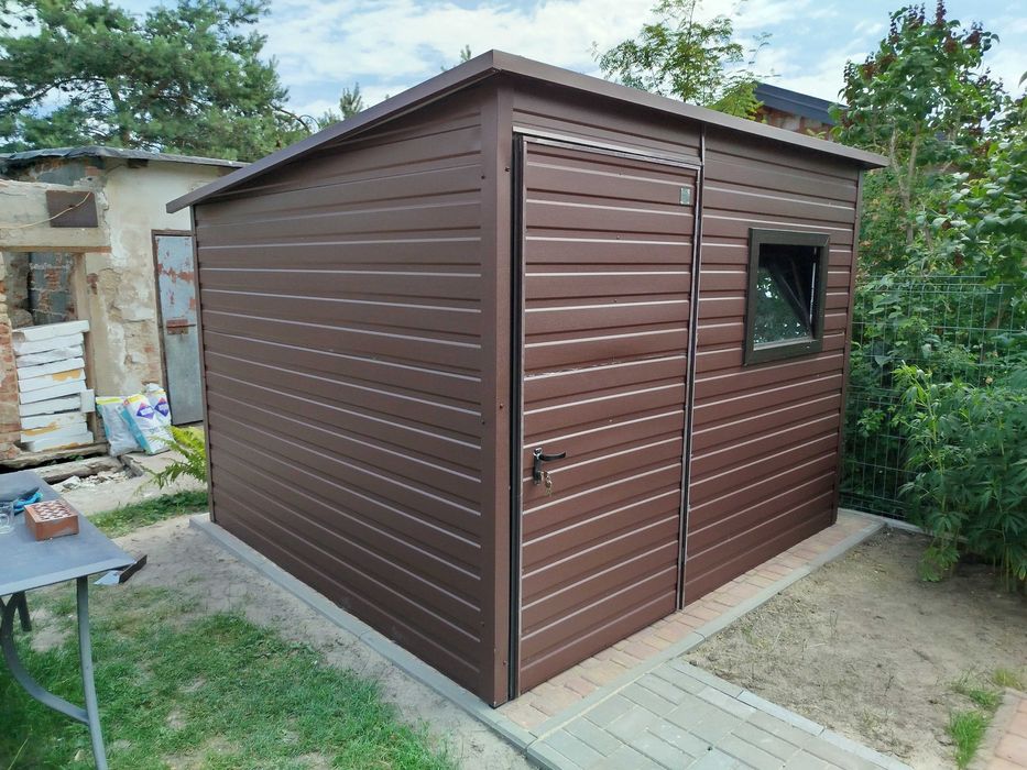 GARAŻ BLASZANY | Domek Ogrodowy | SCHOWEK BUDOWLANY|Wiatka – Maj-Blach