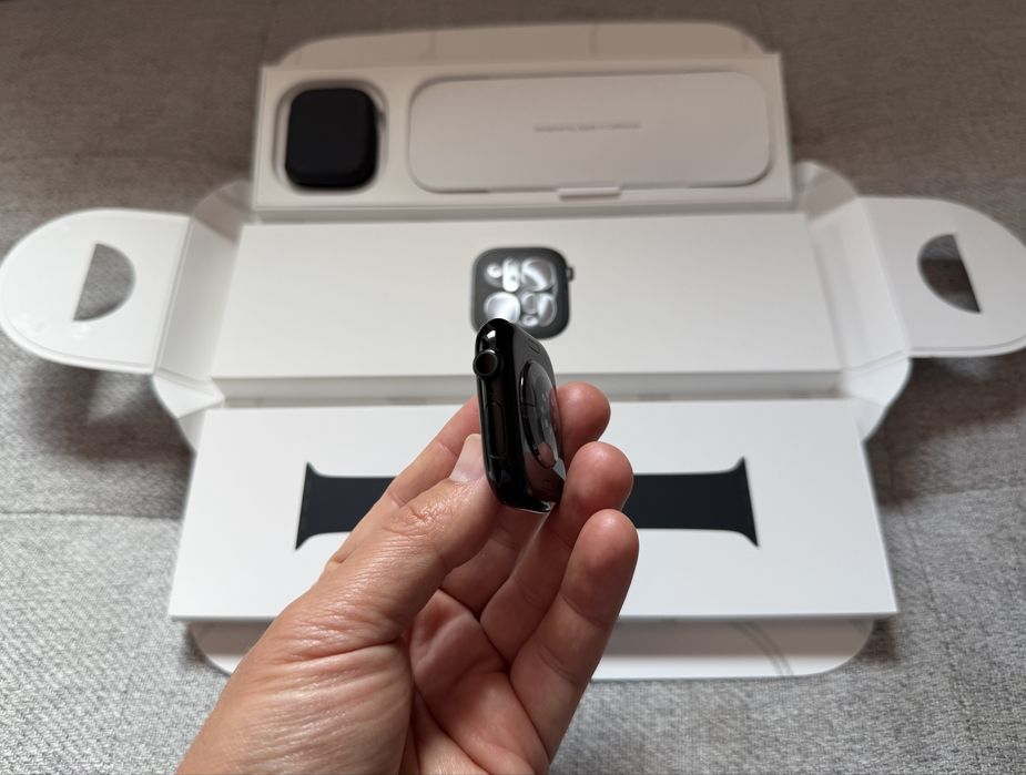  Apple Watch Series 11 46mm Jet Black I Bateria 100% I Gwarancja