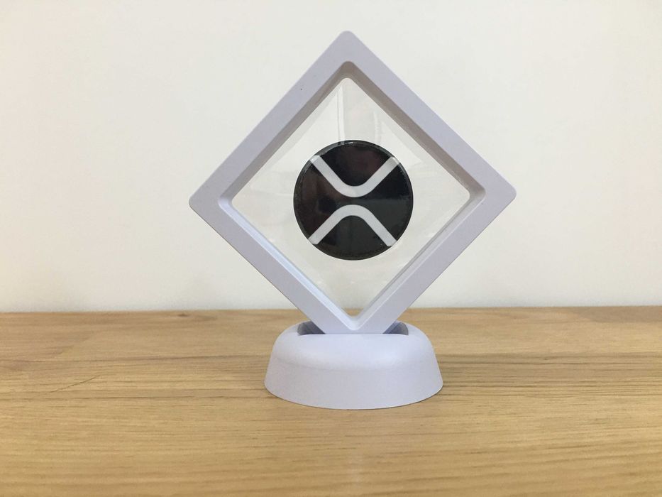 Display Cripto XRP 3D -7x7 - Peça decorativa para Setup Cripto