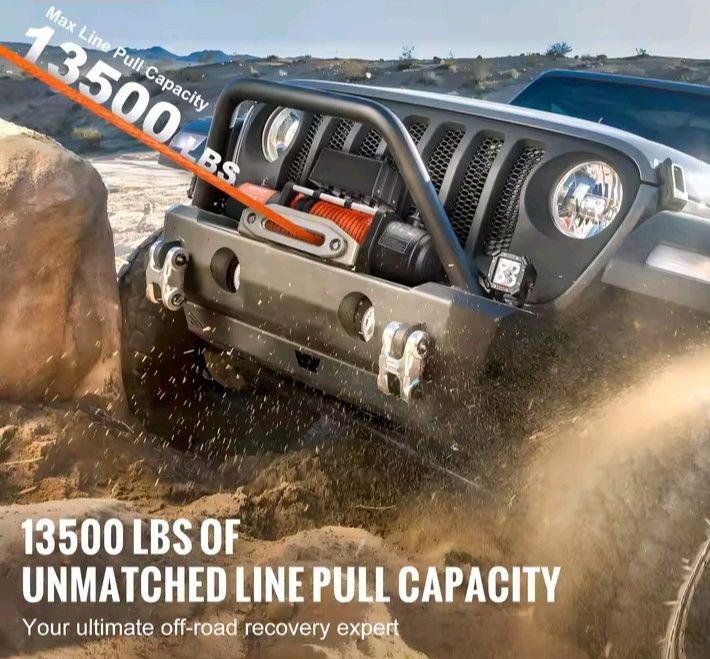 Promoção, Guincho Elétrico 12V 6.123 T/13500lbs