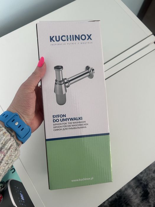 Sprzedam nowy syfon butelkowy chromowany