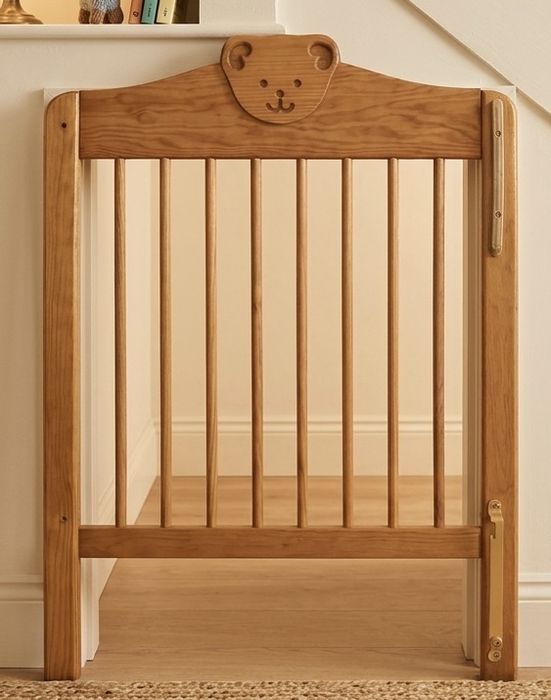 Cama de Grades / Berço de Bebé em Madeira Maciça - Marca Sobrinca (Ursinho)
