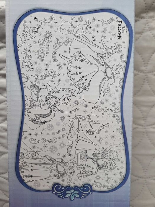GIGA Kolorowanki Frozen (100 cm × 70 cm) Idealne na weekend! + Gratis