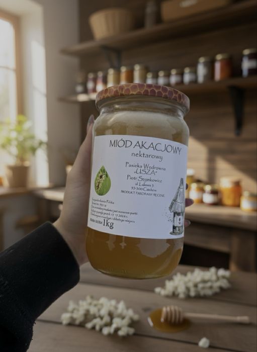 Naturalny miod akacjowy