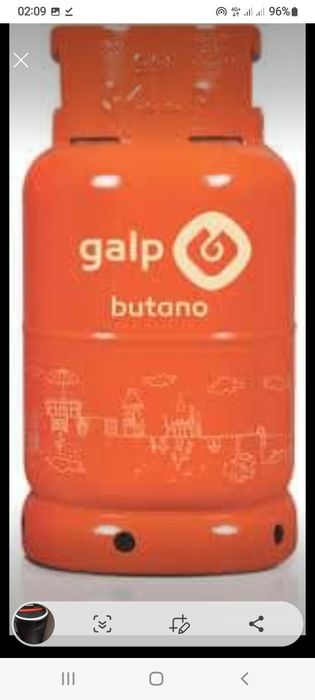 Aquecedor com botija vazia
