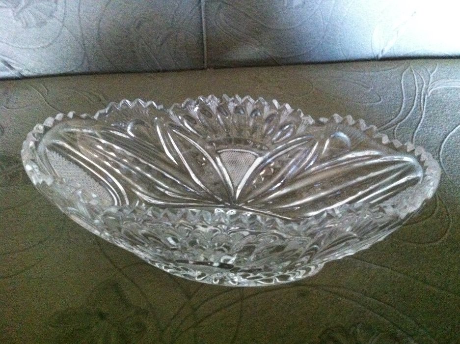 Ваза салатница или конфетница хрусталь
