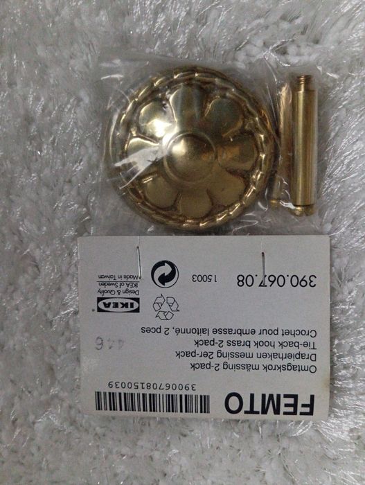 Ozdobne haczyki Ikea