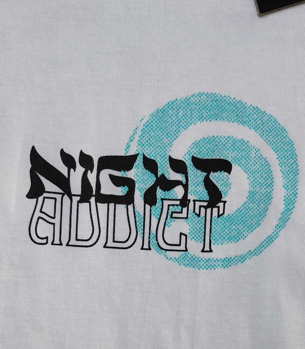 Bawełniana koszulka męska NIGHT ADDICT, R. XS oversize