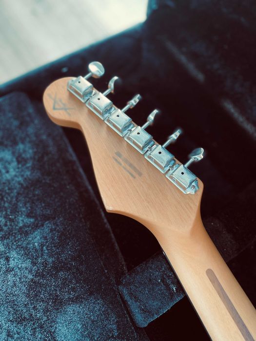 Fender stratocaster 63 Fiesta Red-réplica/cópia FEITA À MÃO