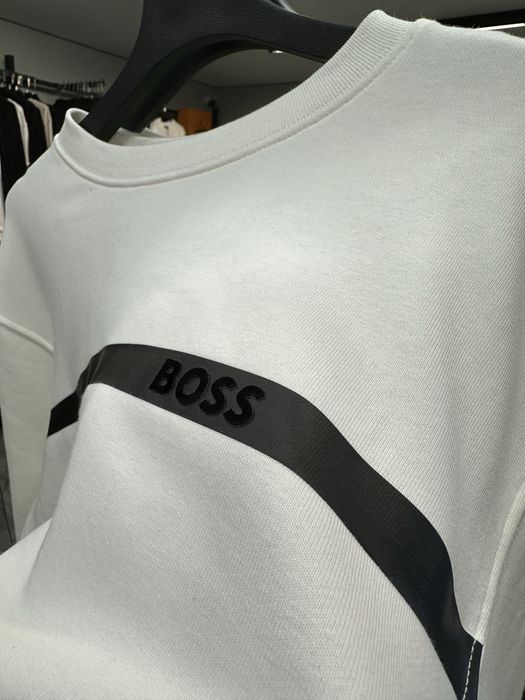 Світшот Hugo Boss чорний і білий