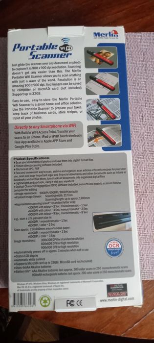 Skaner mobilny PDF, JPG