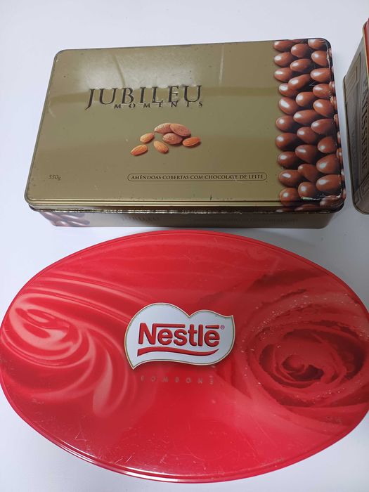 Caixas metálicas 4 unidades435682264283228162