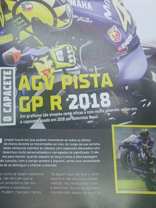 Capacetes Miniatura escala 1:15 Valentino Rossi 2 diferentes Novos
