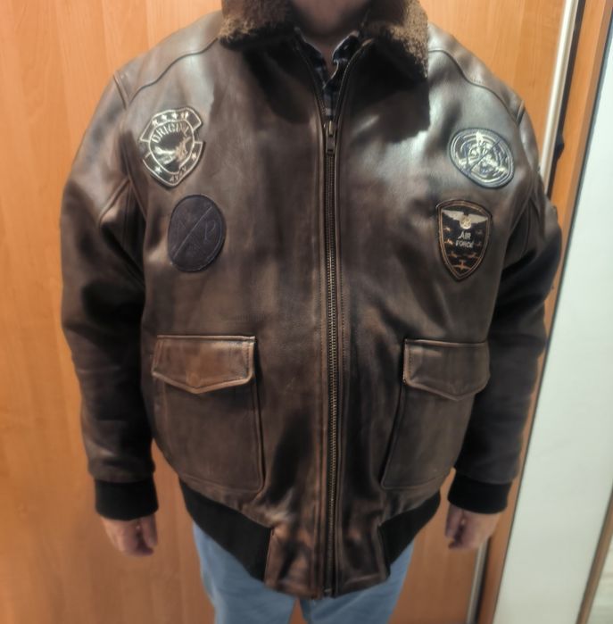 skórzana kurtka męska