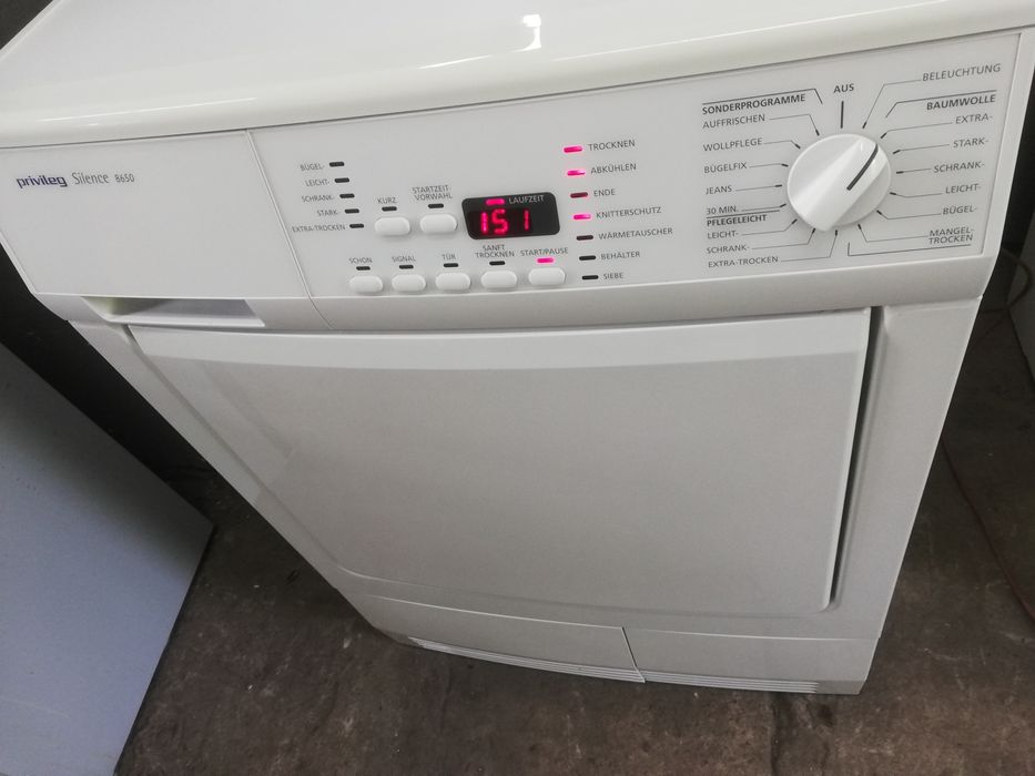 Suszarka Privileg 7kg B kondensacyjna |12msc |BD stan |Dowóz