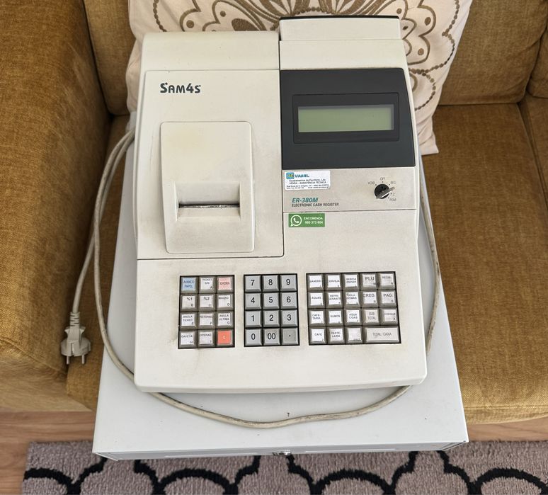 Caixa registadora automatica SAMS ER380M