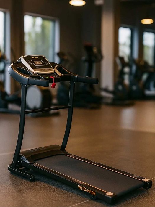 ‼️ Бігова доріжка електрична WCG-H105 з дисплеєм, USB, AUX, 12 програм